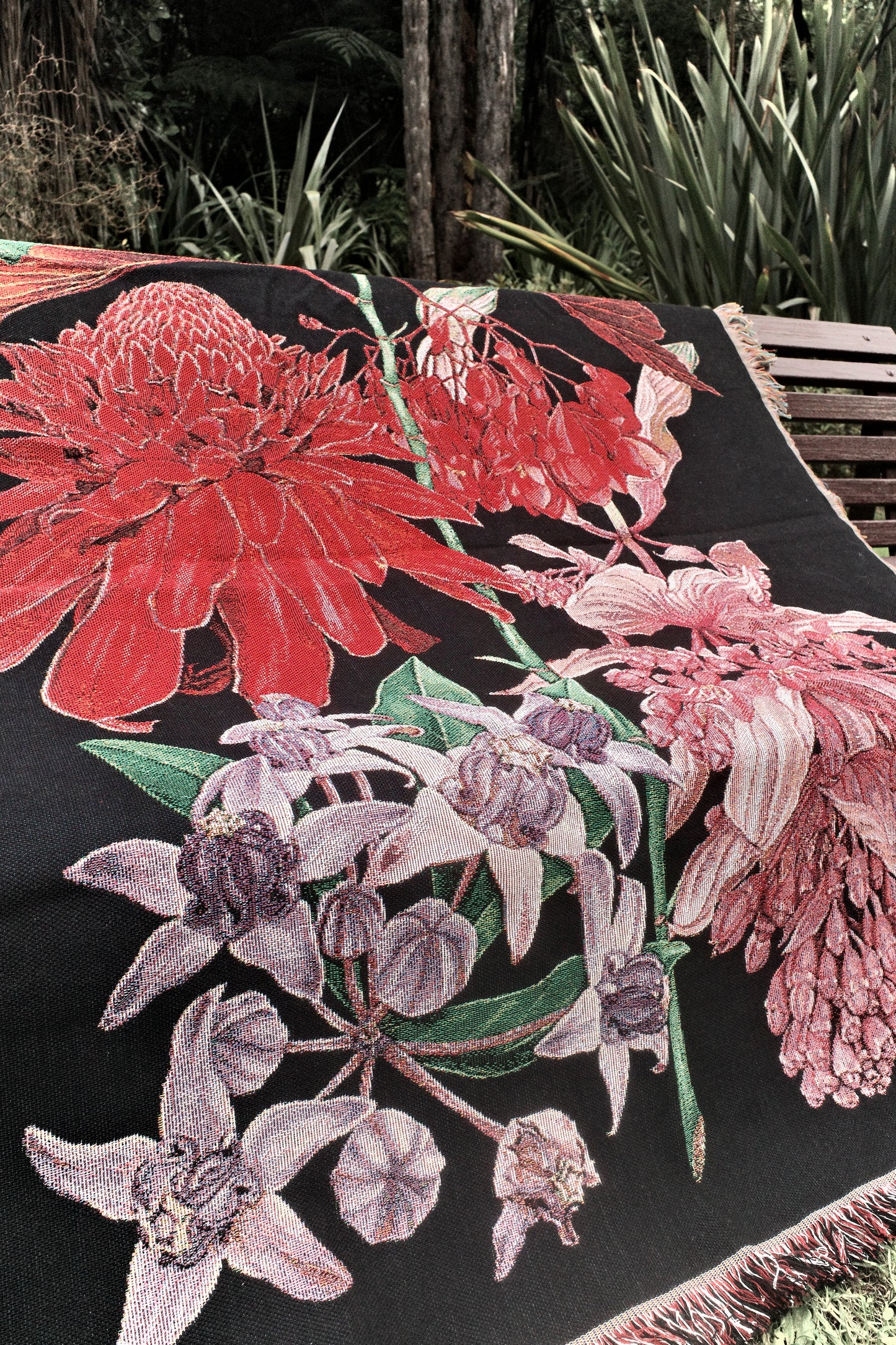 Bali II - Floral Art Blanket
