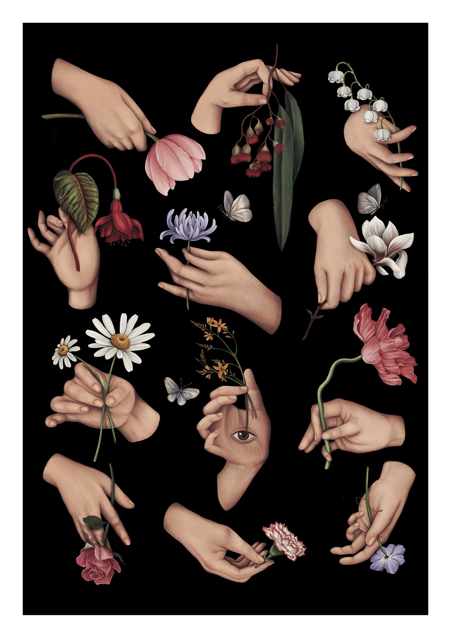 12 Ways of Holding a Flower